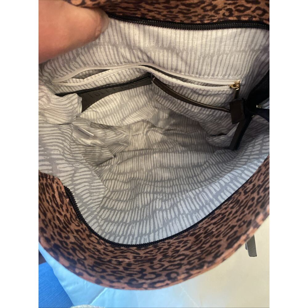 Violet Ray Leopard Print Backpack - Picture 5 of 9